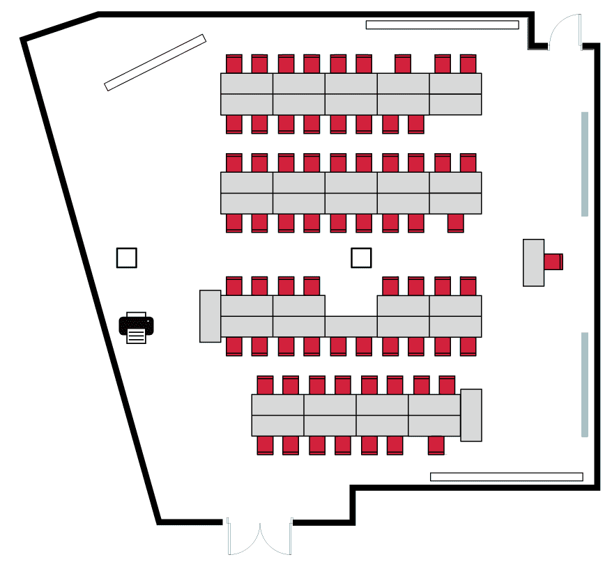 Library 280 Room Layout