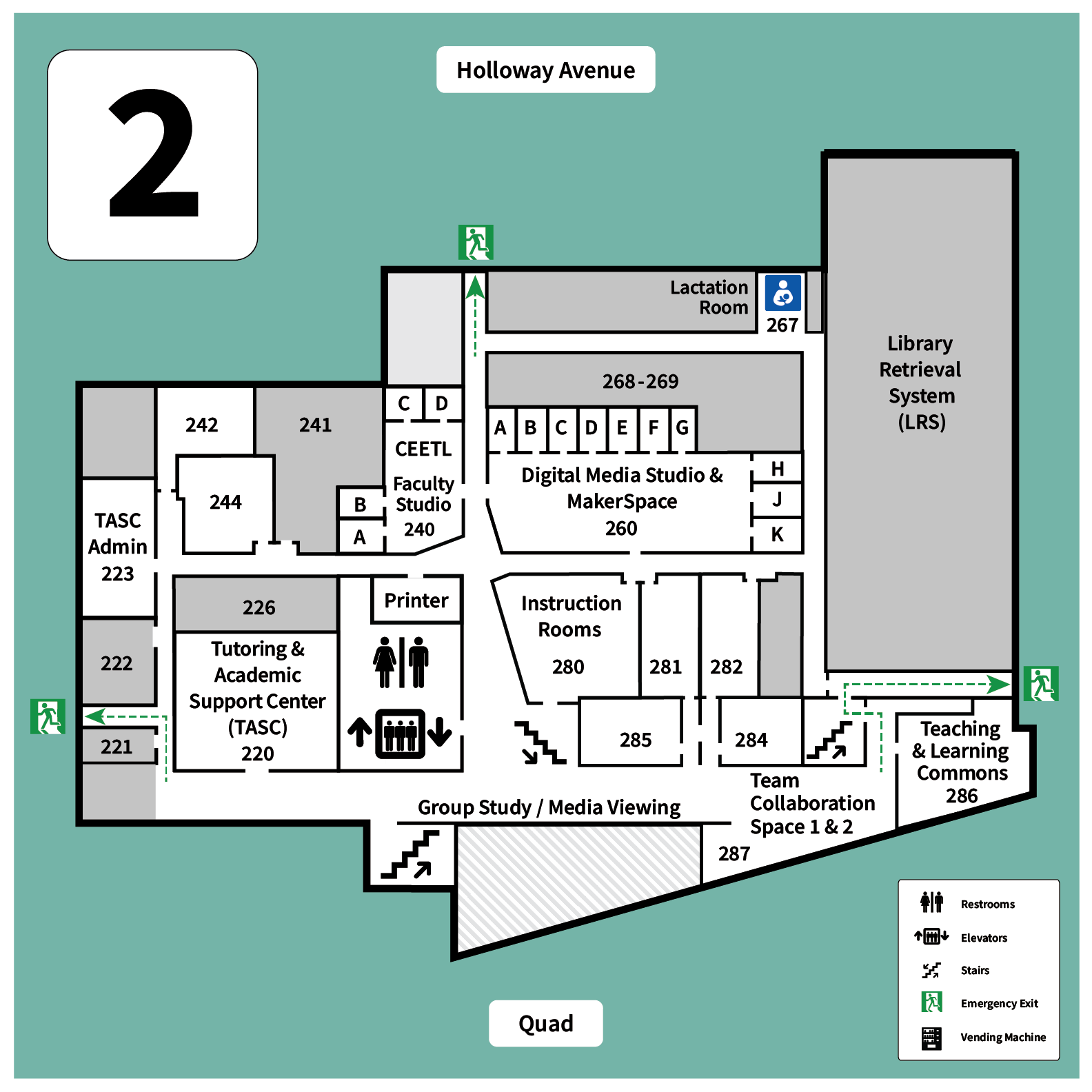 2nd Floor Map img