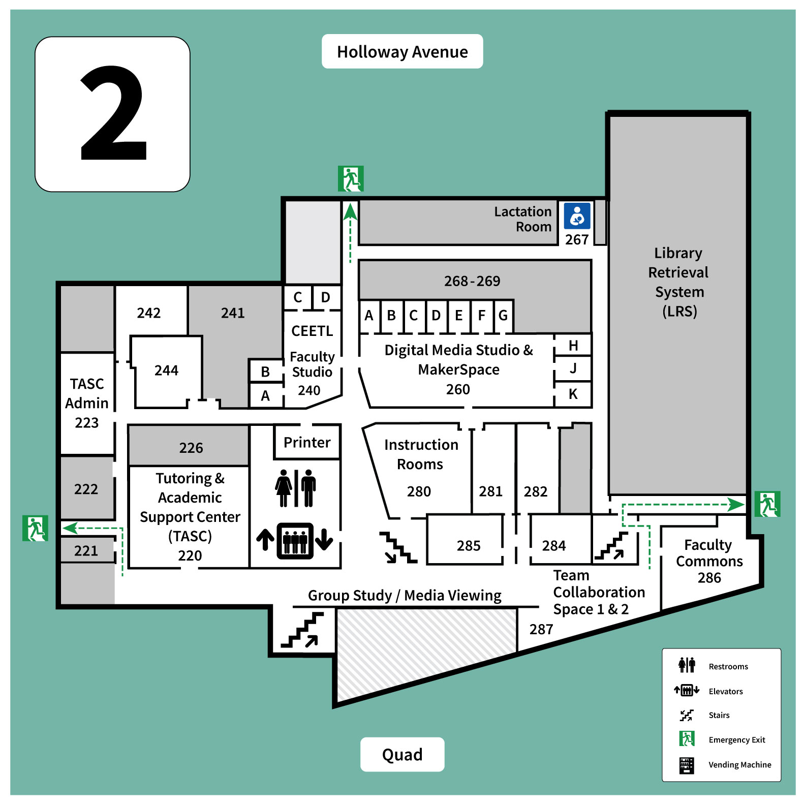 2nd Floor Map img