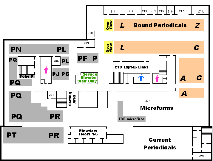 Old 2nd floor map