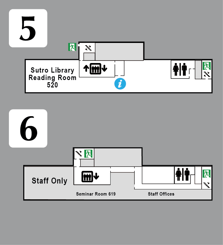 Fifth & Sixth Floor Map