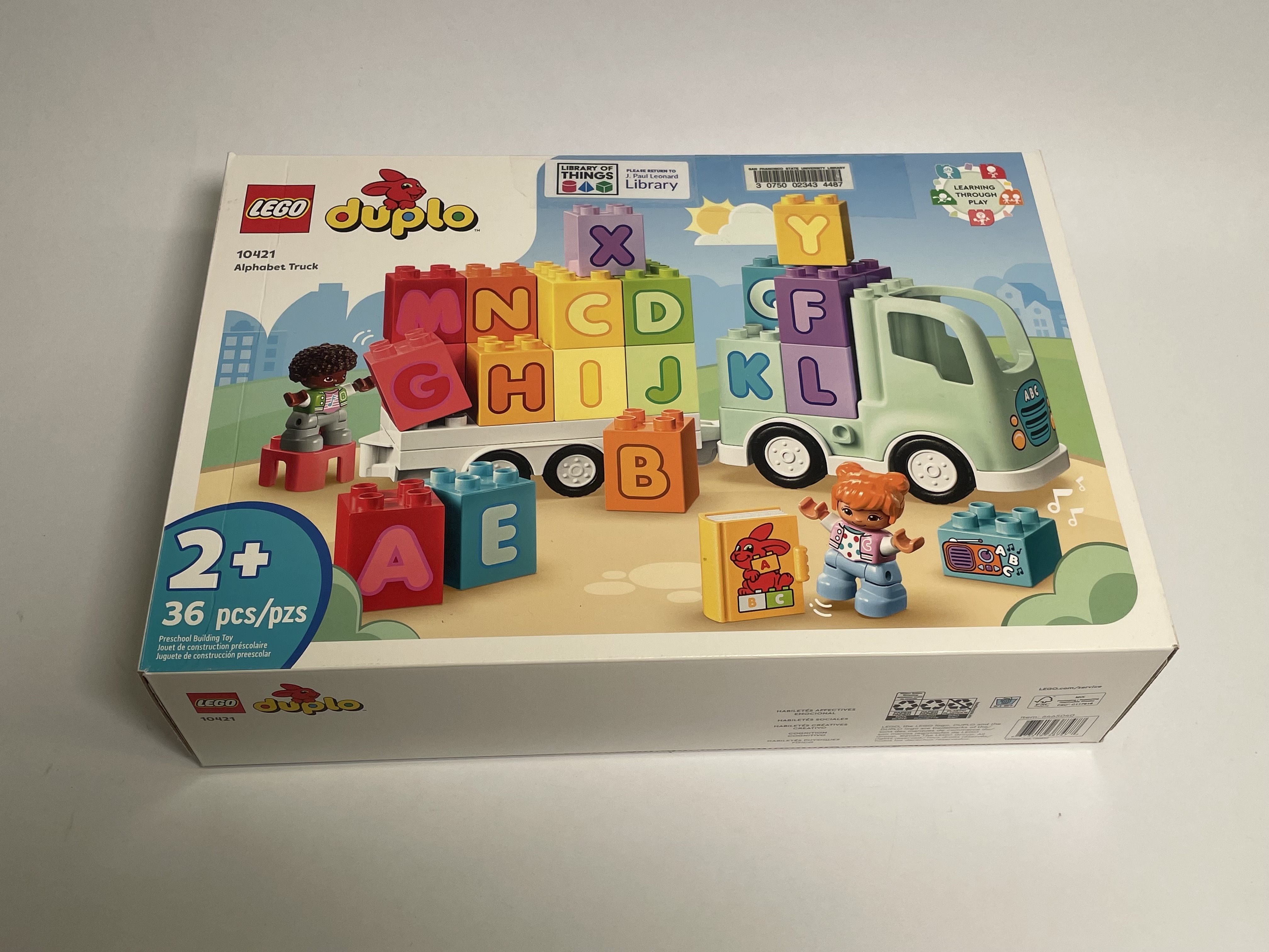 Duplo Alphabet Truck Legos