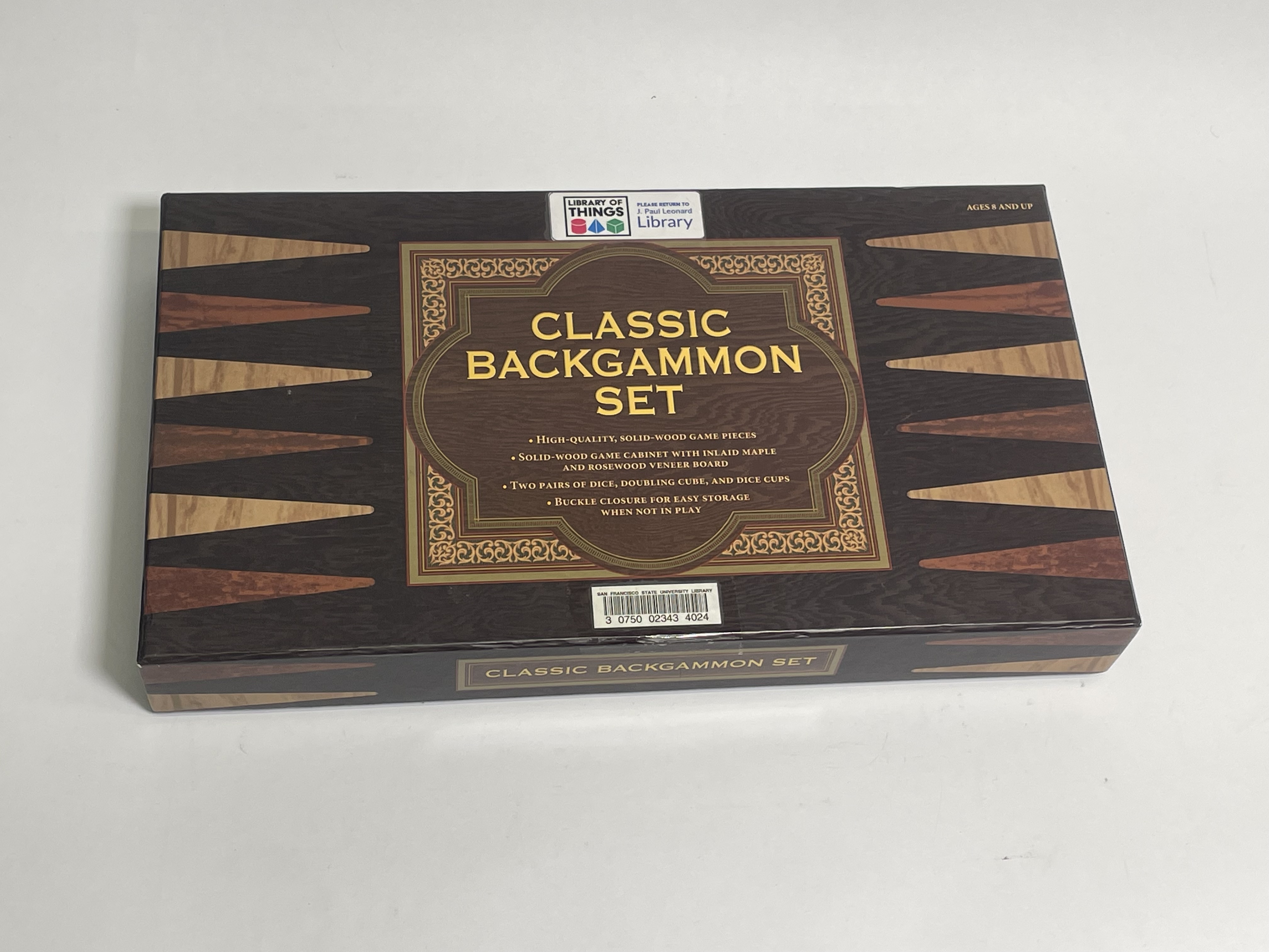 Classic Backgammon Set Game img