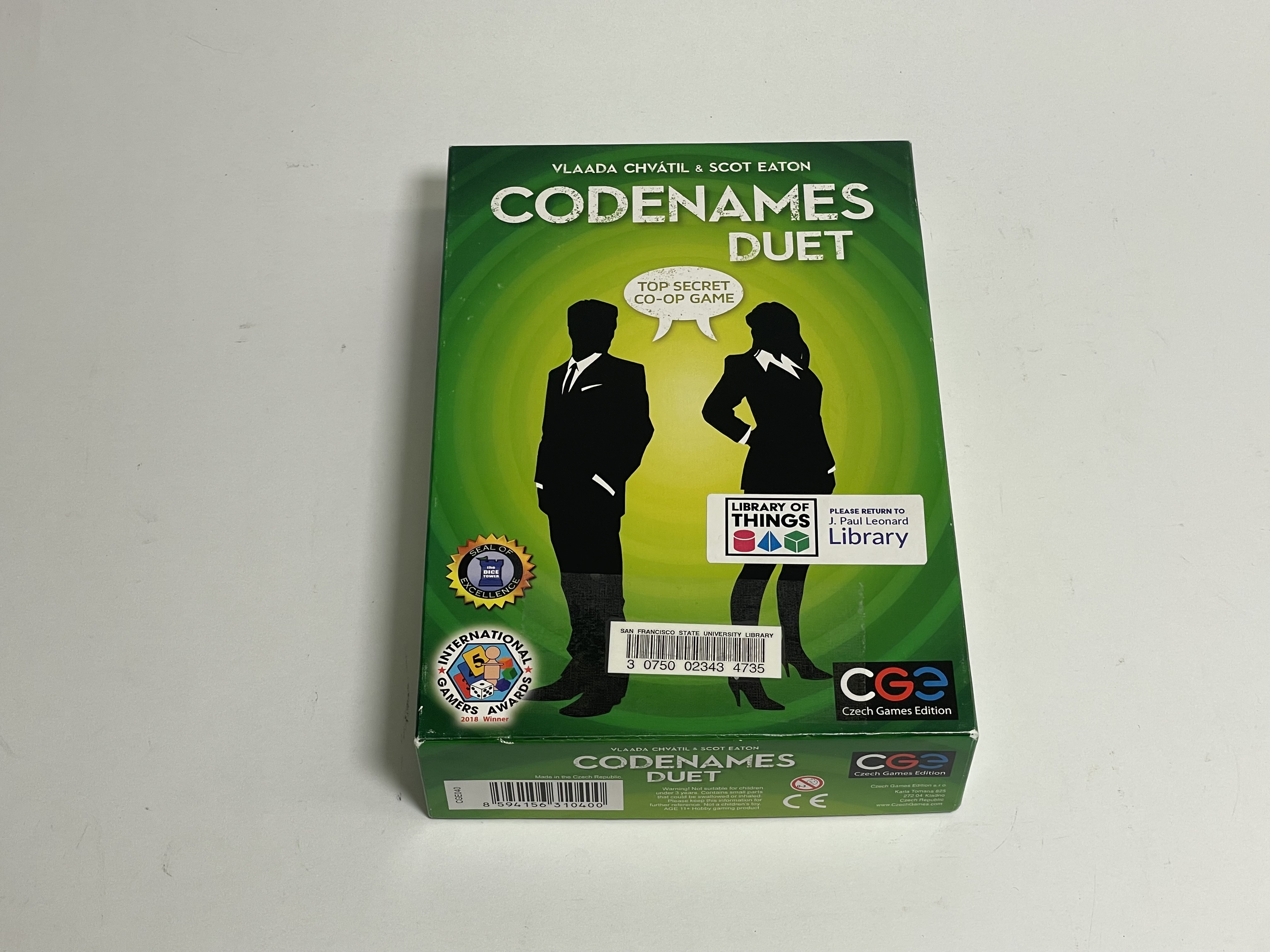 Codenames Duet Game img